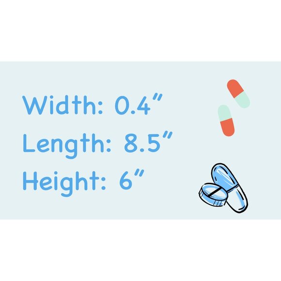 Funny Meds Zipper Pouch – "If You're Happy and You Know It, It's Your Meds" - Picture 3 of 3